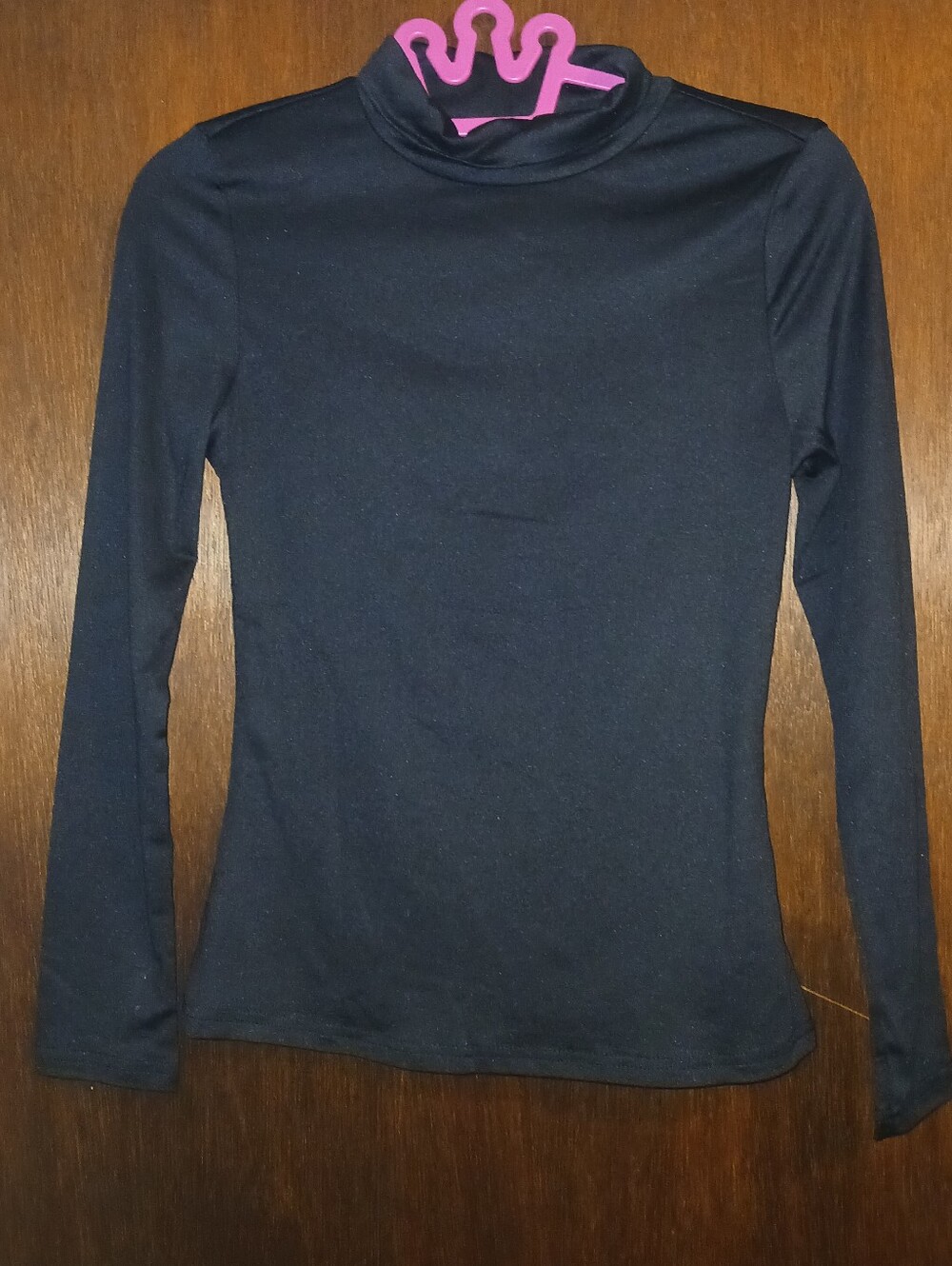 NWOT Black Shein Long Sleeve Mock Neck Top